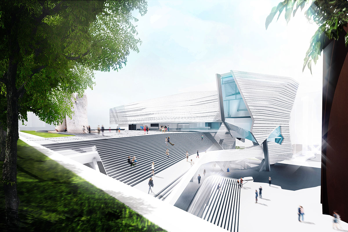 Morphosis Unveils Its Striped Design For Orange County Museum Of Art In California