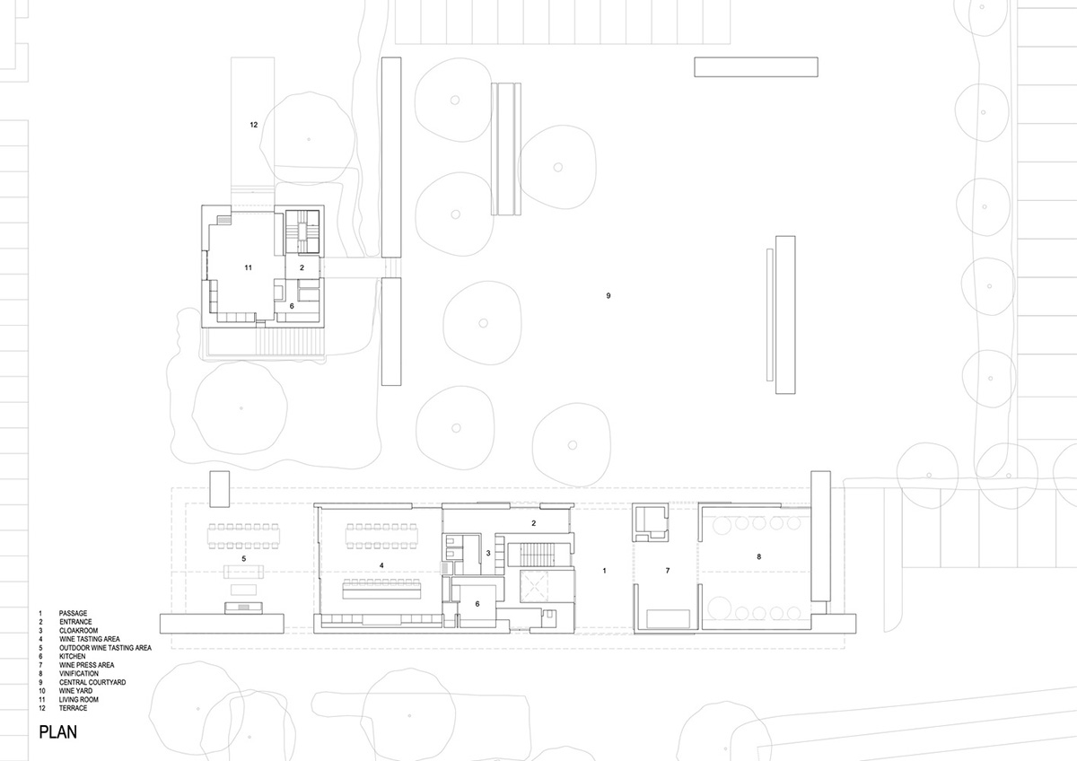 Vincent Van Duysen Architects' winery complex references to traditional Flemish farmhouse in Belgium