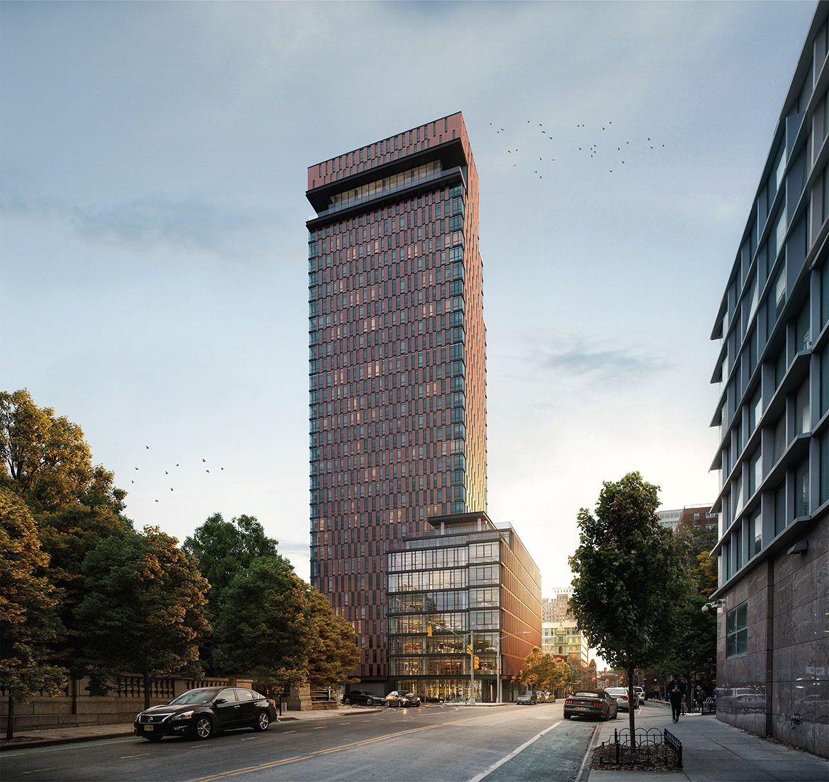 Woods Bagot completes Amberly residential tower in Brooklyn