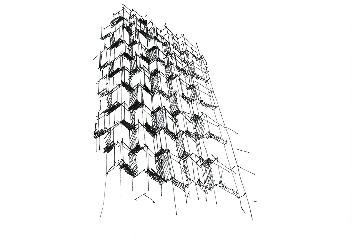 Aedas completes hotel tower with irregular protrusions in Hong Kong