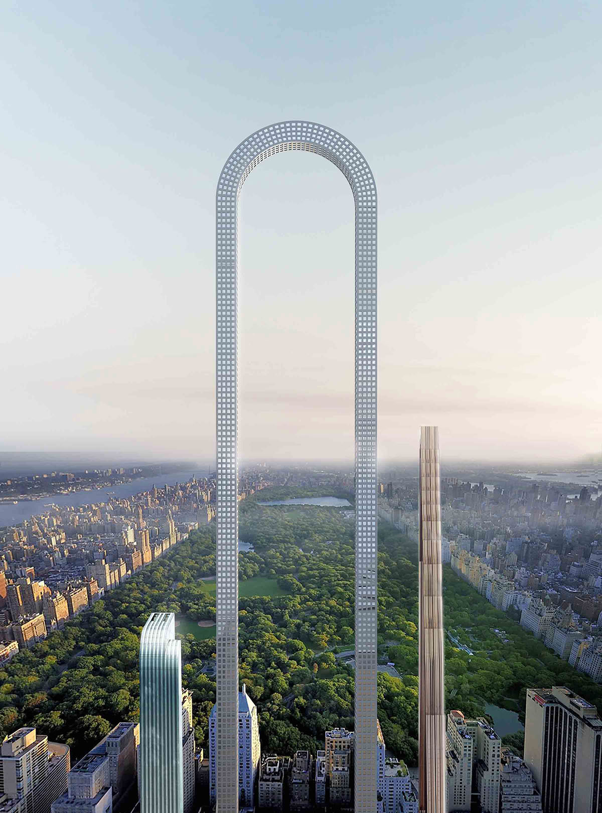 Oiio envisions the world’s longest building with The Big Bend for New York