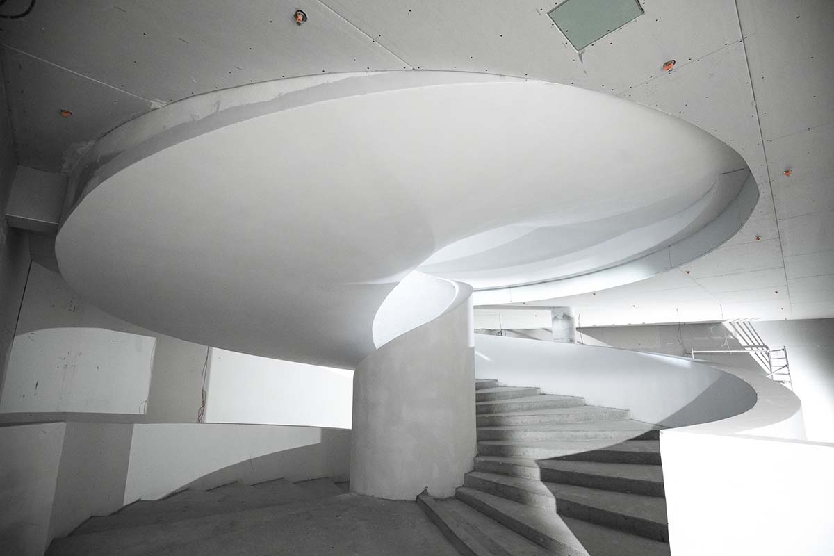 Sou Fujimoto's House Of Hungarian Music nears completion in Budapest