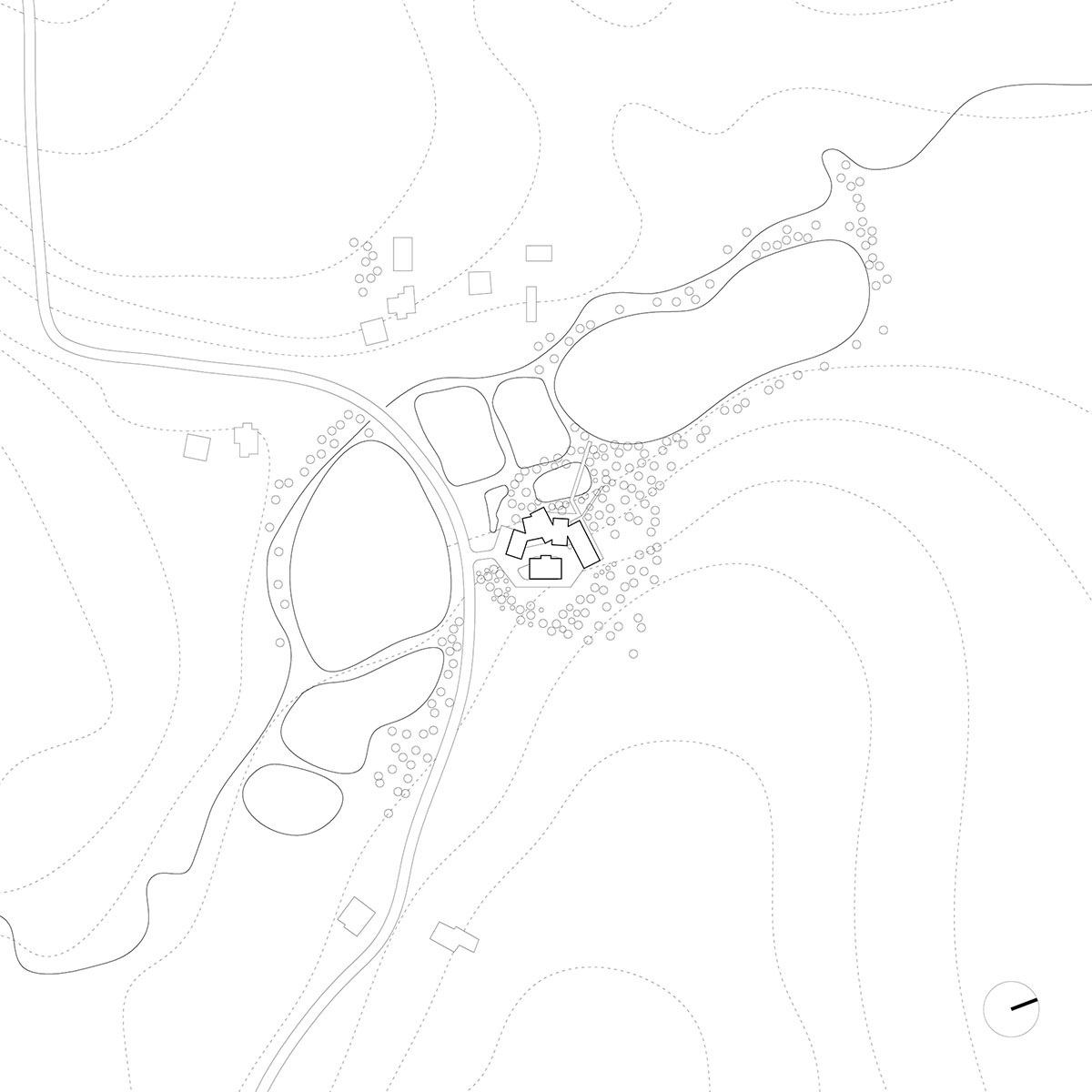 BXB Studio completes Polish farmhouse with five interlocking modern volumes 