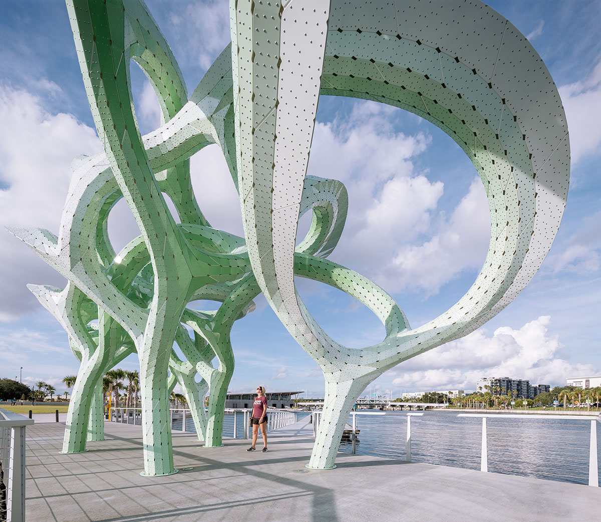 THEVERYMANY creates a tangled installation on a pier of Florida