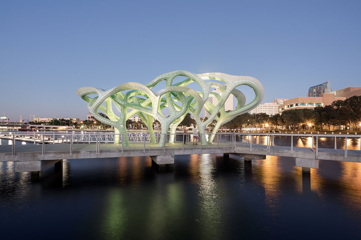 THEVERYMANY creates a tangled installation on a pier of Florida