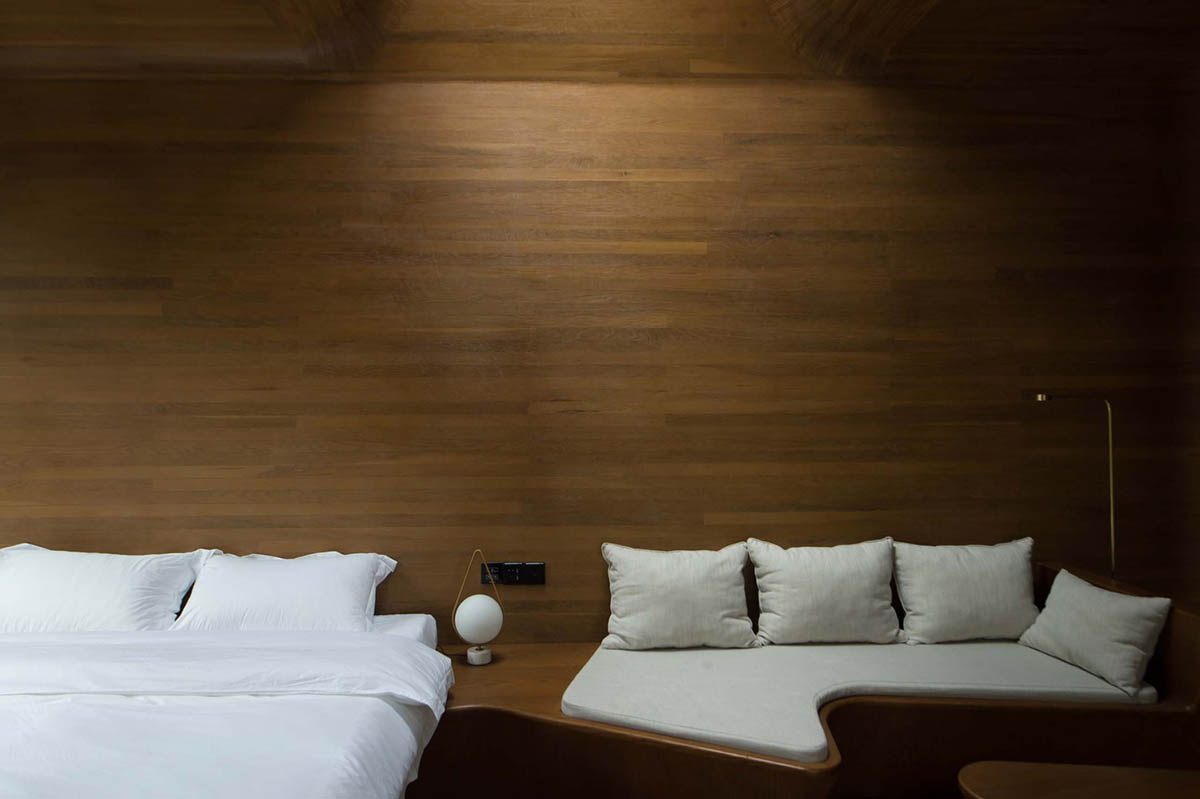 Four rounded spring huts by MONOARCHI disappear in Nanjing's woods 