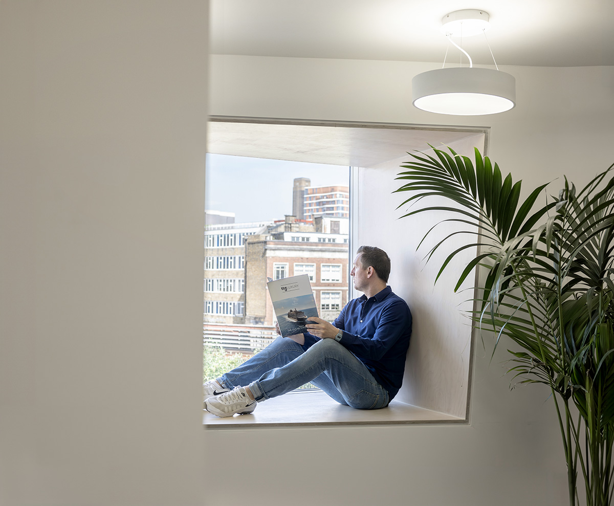 Corstorphine & Wright creates a conical cut-out office referencing an adjacent church in London