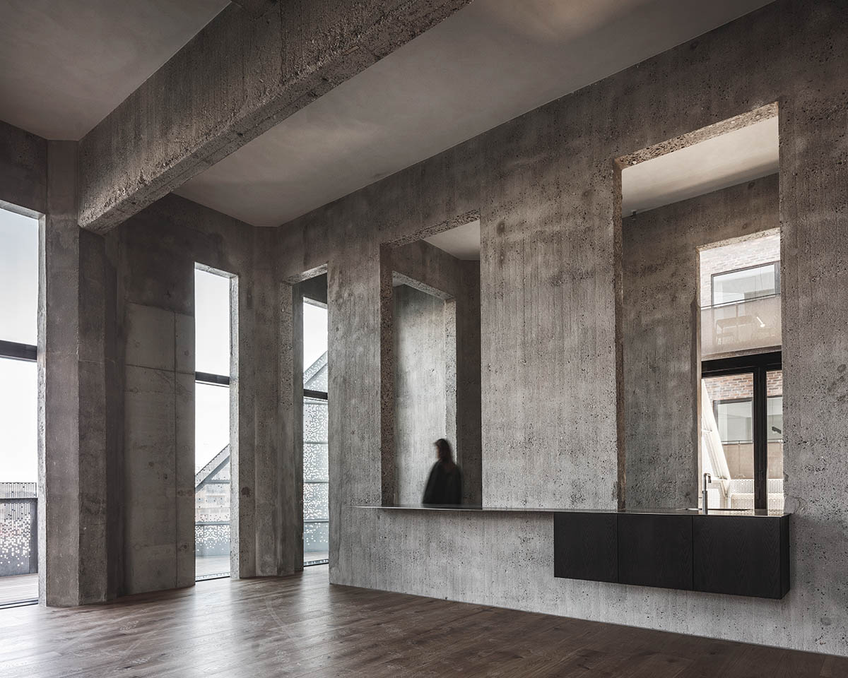 COBE converts former industrial silo into a residential apartment in Copenhagen