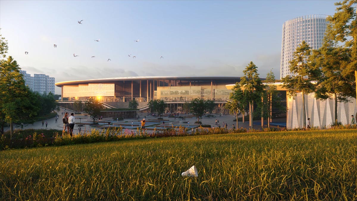 MVRDV unveils design for National Badminton Training Centre complex in China 
