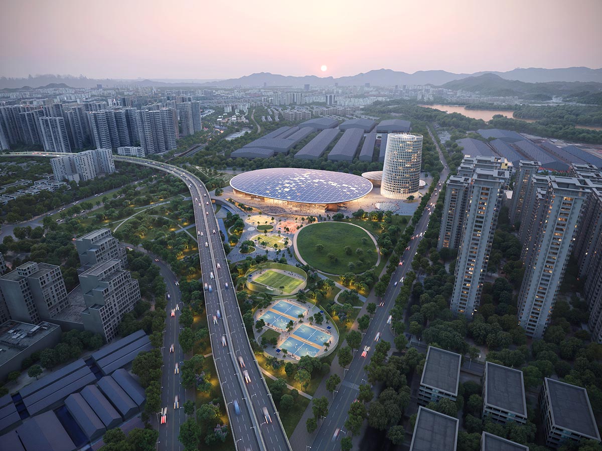 MVRDV unveils design for National Badminton Training Centre complex in China 