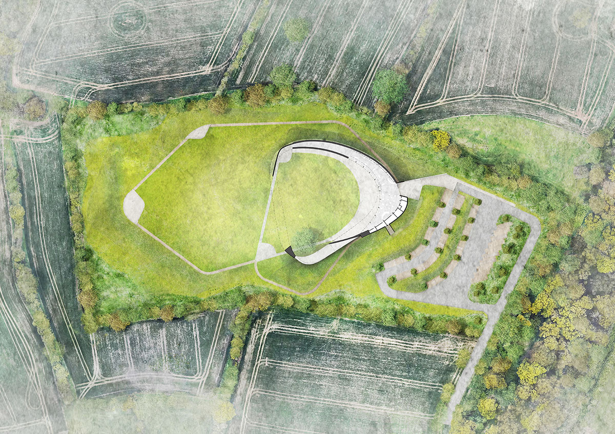 Snug Architects reveals design for a sinuous landmark to be built on the outskirts of Birmingham