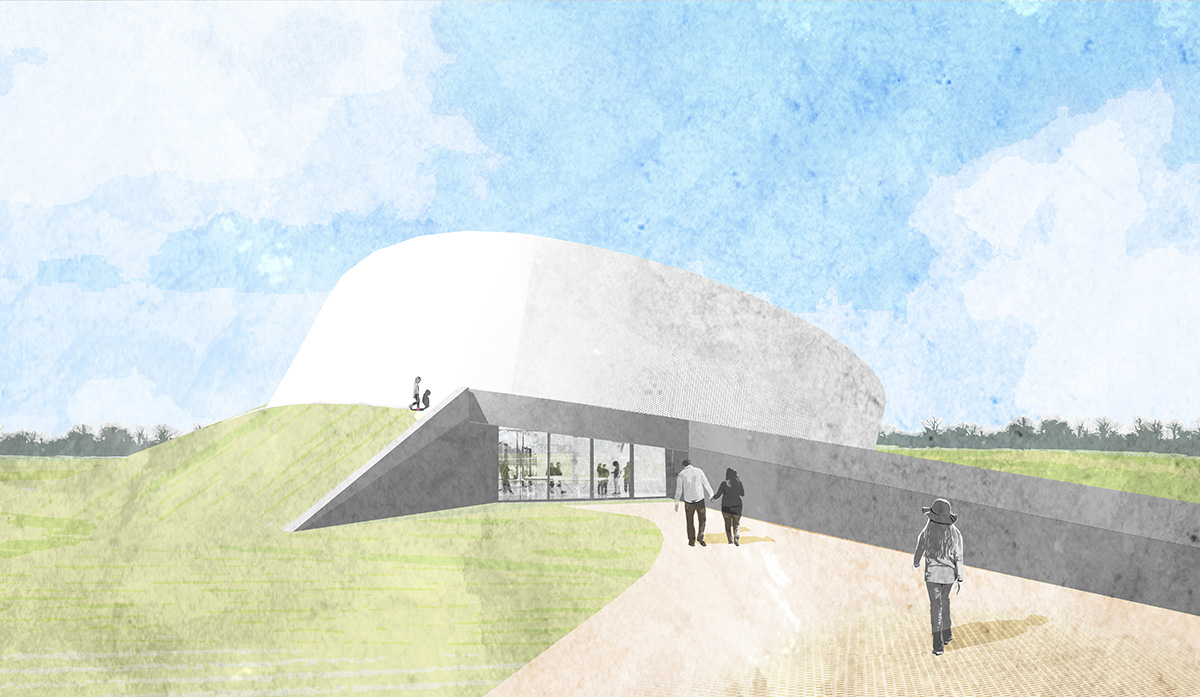 Snug Architects reveals design for a sinuous landmark to be built on the outskirts of Birmingham