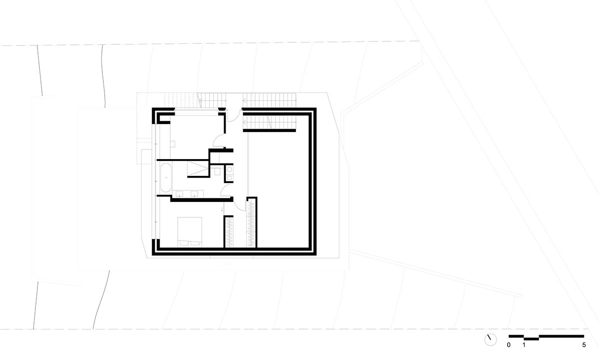Studio Hertweck designs R&ouml;hrig House with continuous terrace towards the valley in Germany