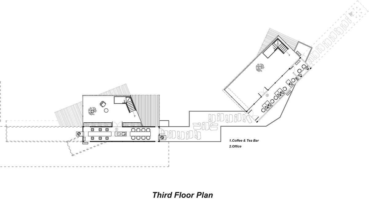 Yiduan Shanghai Interior Design Built Staggered Spaces Derived From Containers