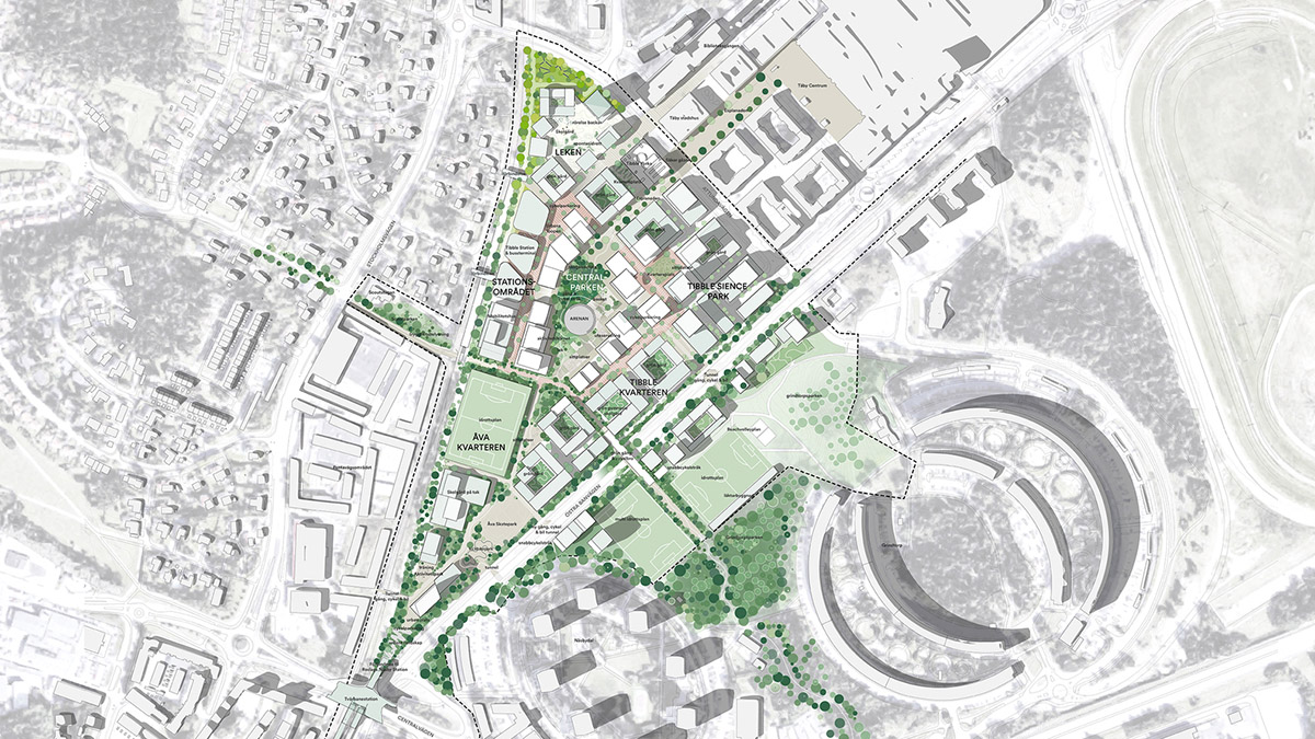 Henning Larsen Architects transform old Swedish suburb into a thriving city