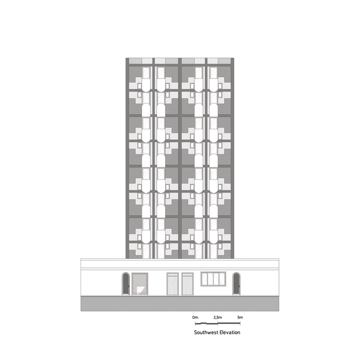 Two Five Five Architects adds protruding bright pink marshmallow balconies to apartment in Cape Town