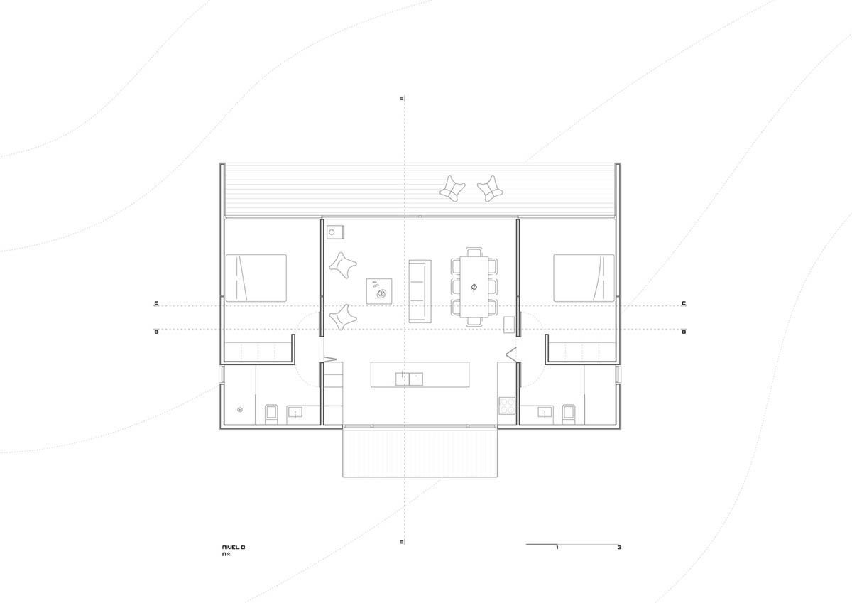 Black wooden cabin by iHouse estudio is an off-grid escape home in Uruguayan native forest