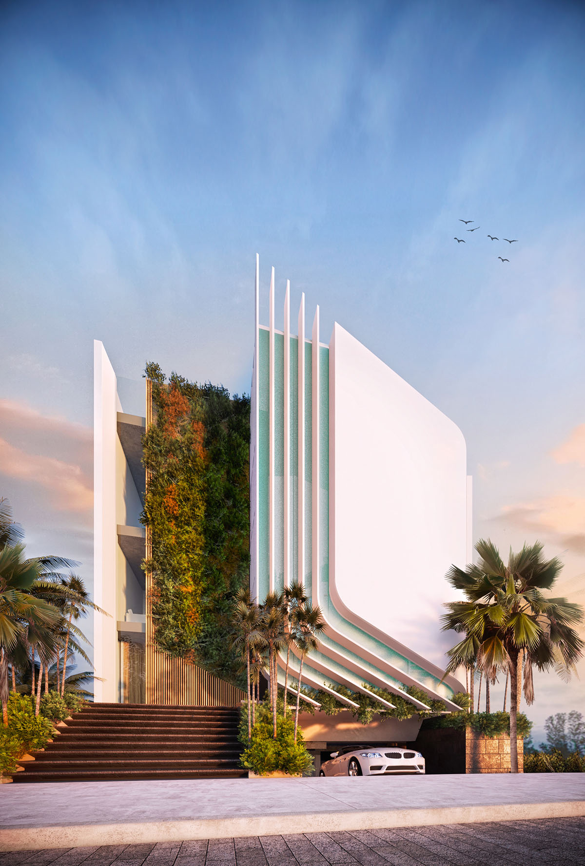 sanzpont [arquitectura]'s T&N Villa responds to the climatic conditions of Mexico