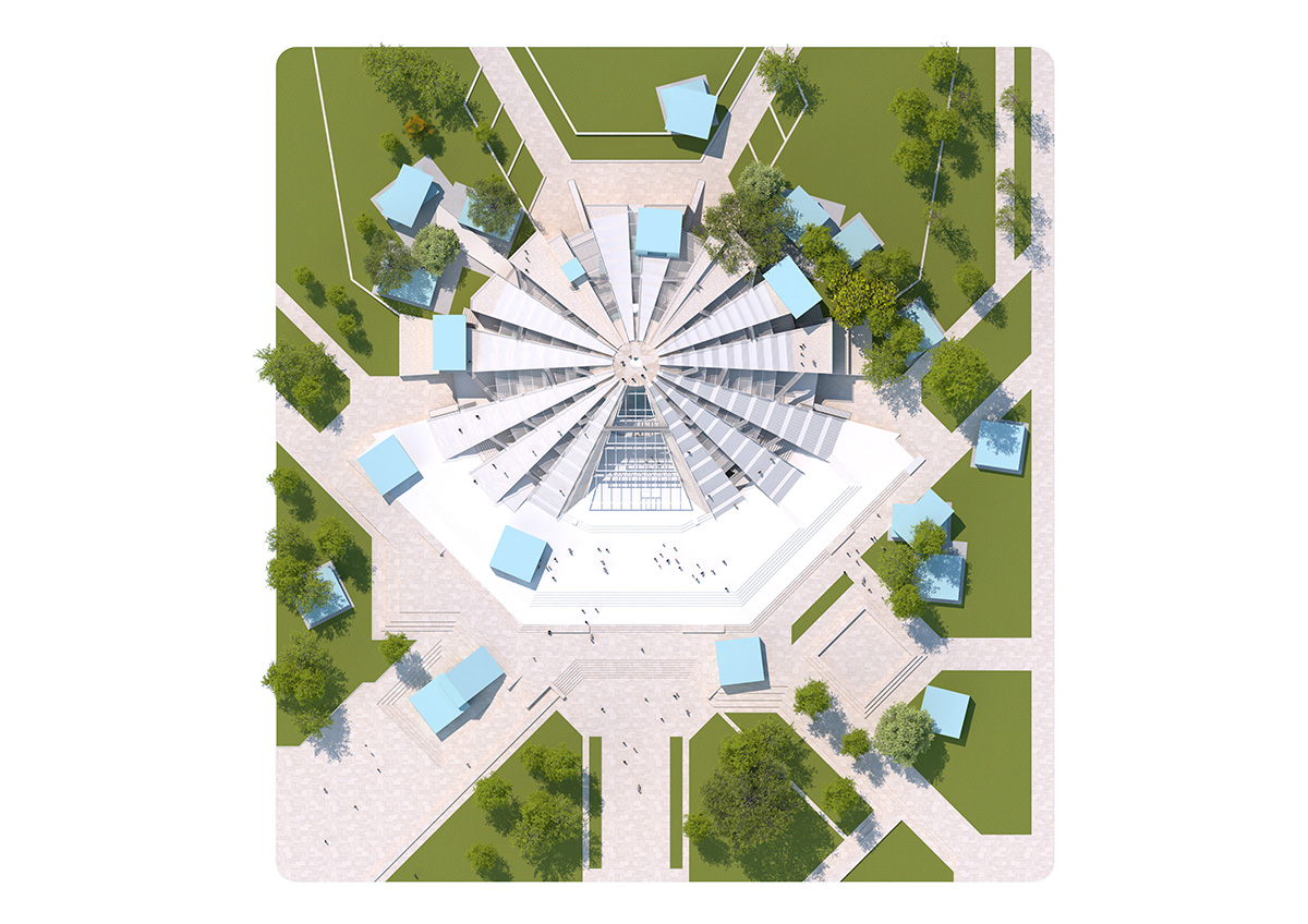 Construction begins on MVRDV's Tirana Pyramid, which will be a new hub for Tirana's cultural life