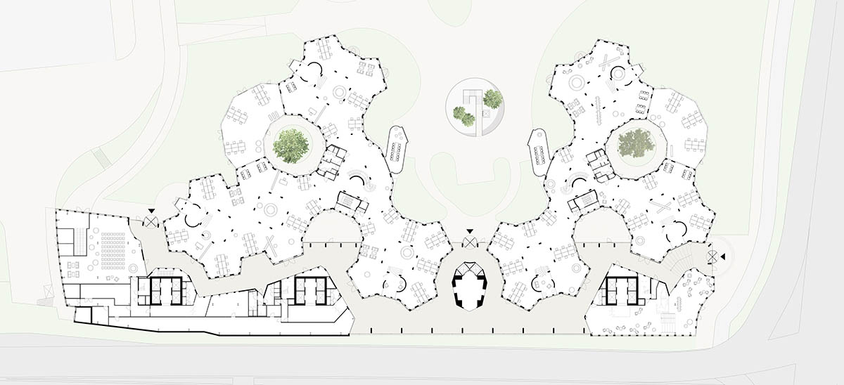 MVRDV renovates Aldo van Eyck's office complex with sound-walled 