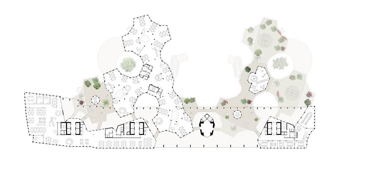 MVRDV renovates Aldo van Eyck's office complex with sound-walled 