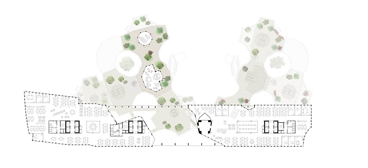 MVRDV renovates Aldo van Eyck's office complex with sound-walled 