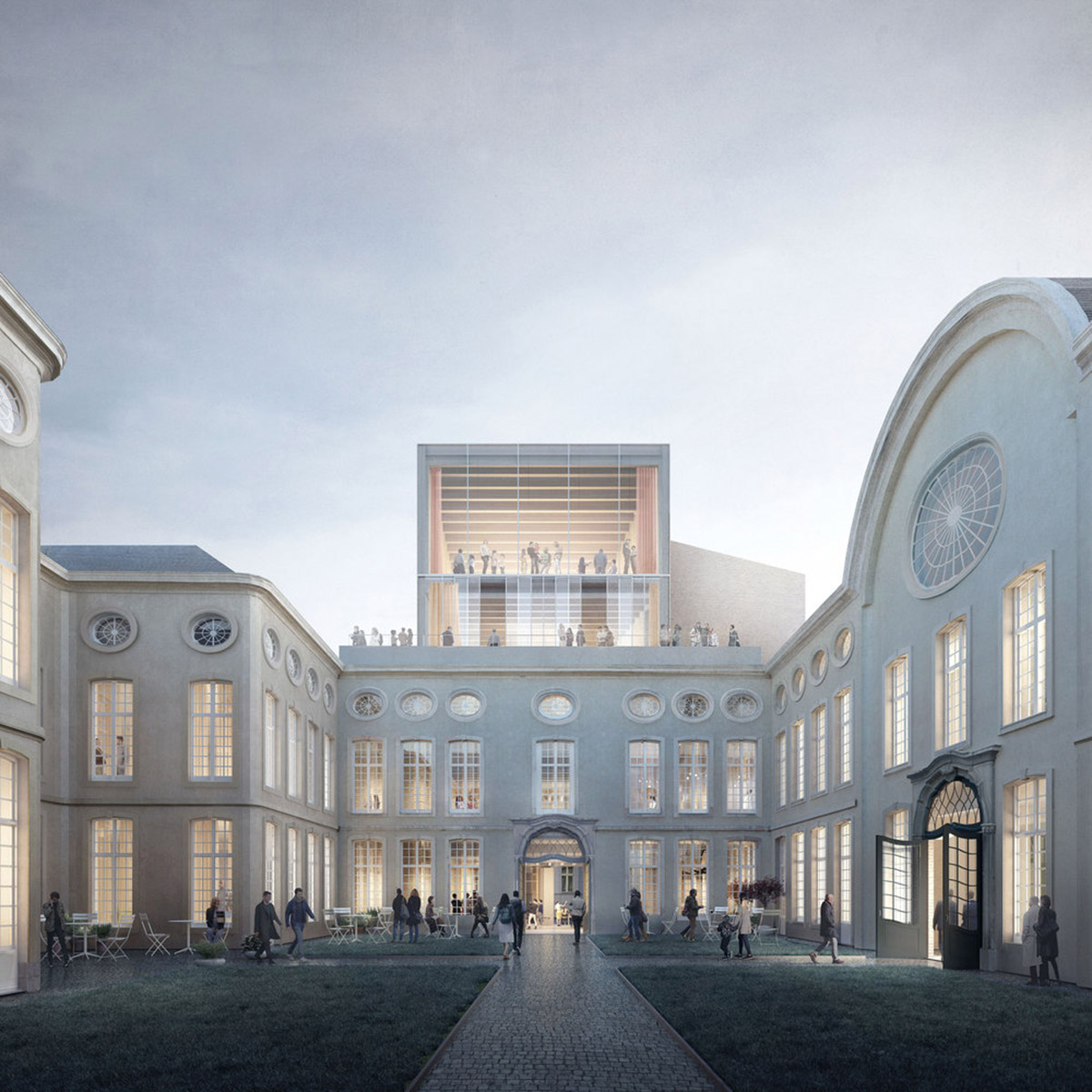 Carmody Groarke and TRANS architectuur | stedenbouw design new extension of Design Museum Gent