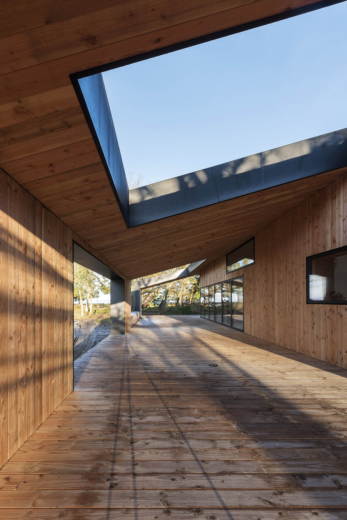 CEBRA built summer house resembling Russian babushka doll on a scenic site of Vejle