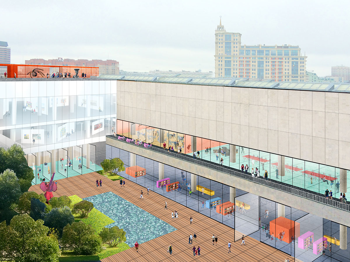 OMA unveils plans for Moscow's Tretyakov Gallery with different characterisation of interior spaces