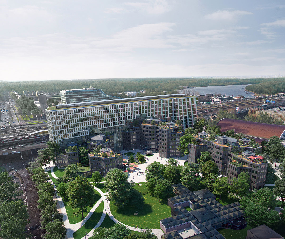 MVRDV renovates Aldo van Eyck's office complex with sound-walled 