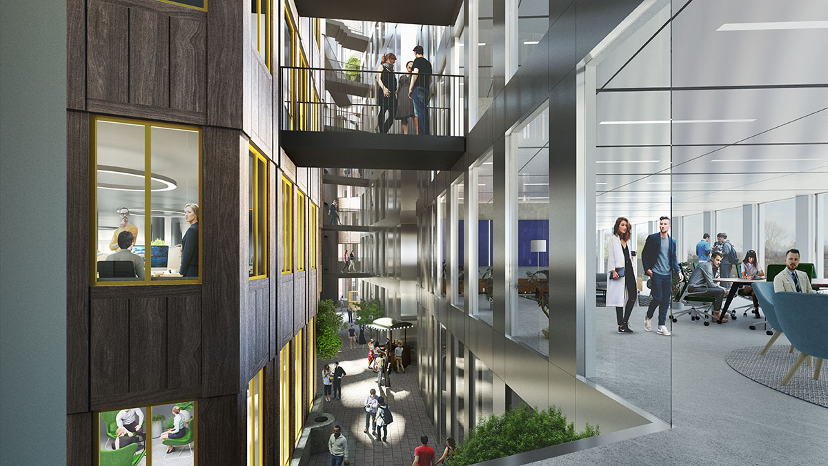 MVRDV renovates Aldo van Eyck's office complex with sound-walled 