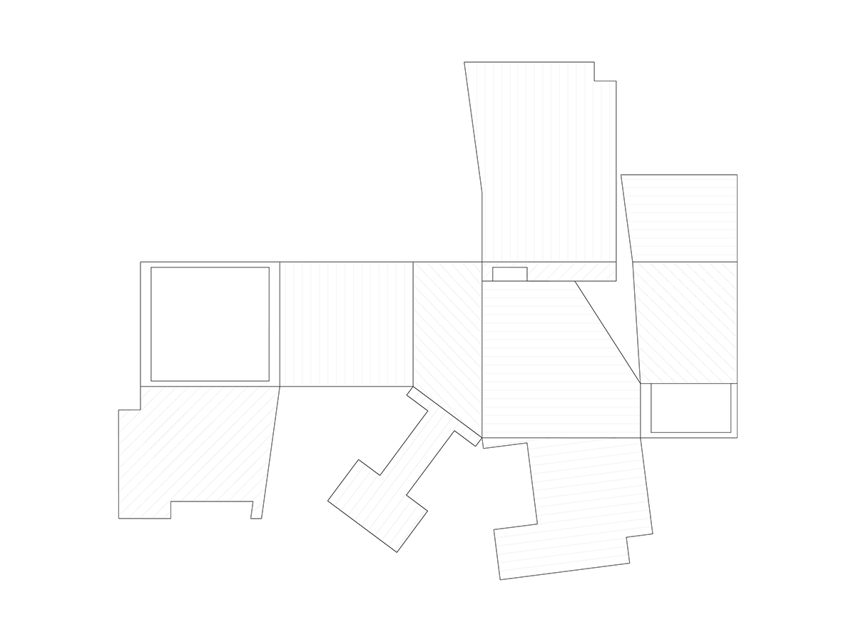 Aleph-Bau breaks Toronto’s row houses monotony with an unseen rooftop