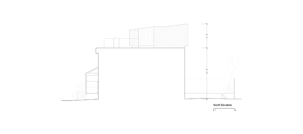 Aleph-Bau breaks Toronto’s row houses monotony with an unseen rooftop