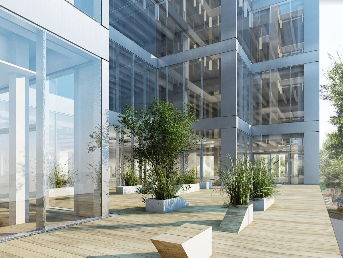 Jasper Architects transforms Berlin's old shopping mall into a glazed mixed-use office building