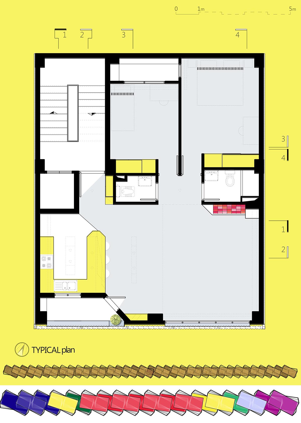 Sstudiomm built parametric brick façade for a house by using traditional on-site craft techniques