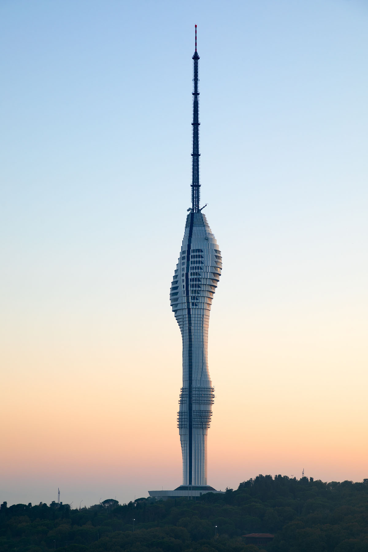 MAA releases new photographs of Istanbul's supertall TV and Radio Tower as the tower opens in spring
