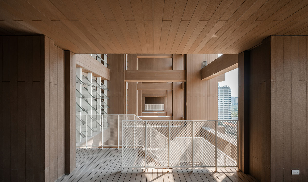 Plan Architect designs dormitory building with zigzag balconies ensuring more sunlight in Thailand