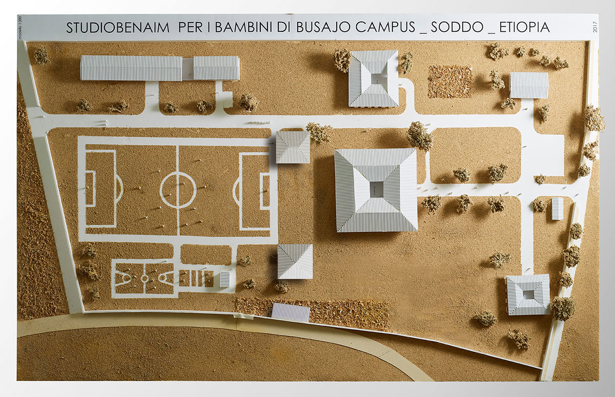 Ethiopian campus by StudioBenaim is dedicated to street children and features local elements