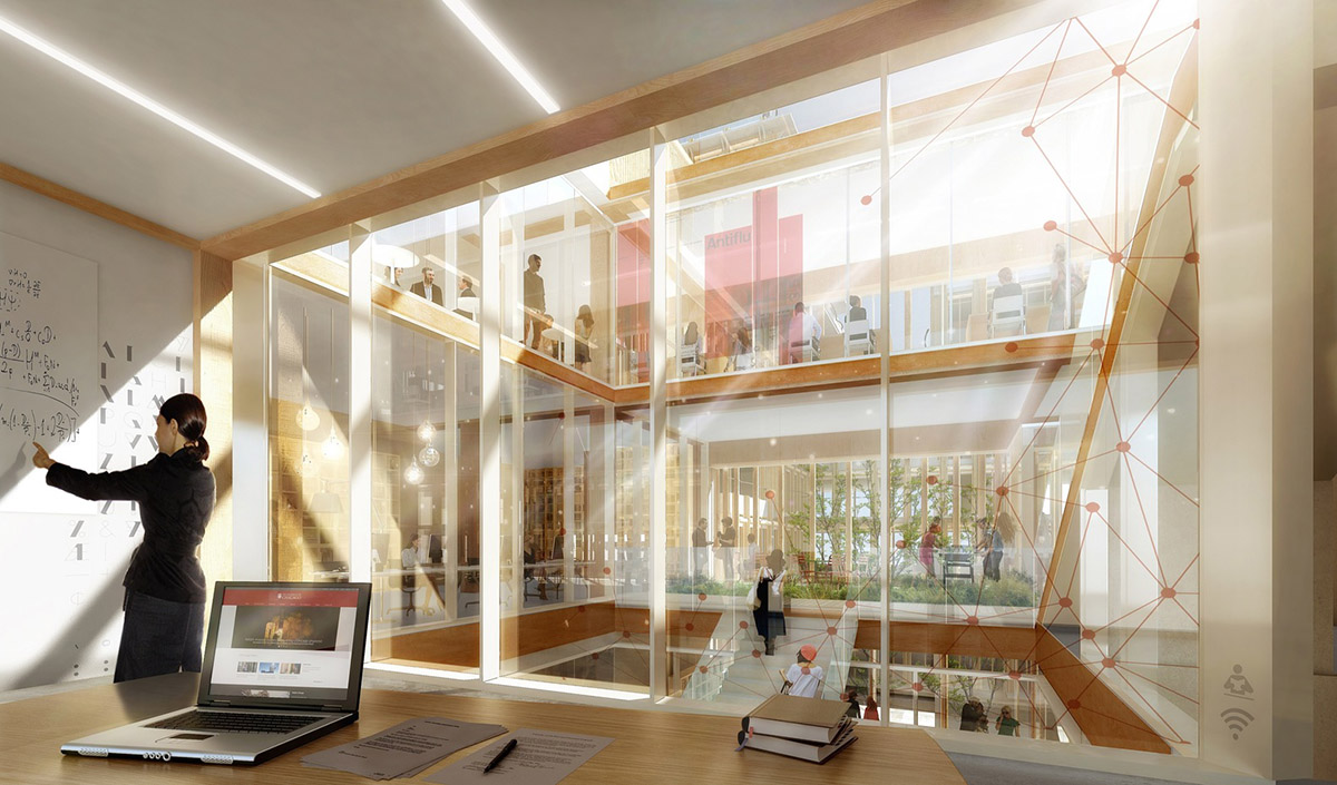 Studio Gang unveils design for Academic Building for the University of Chicago in Paris