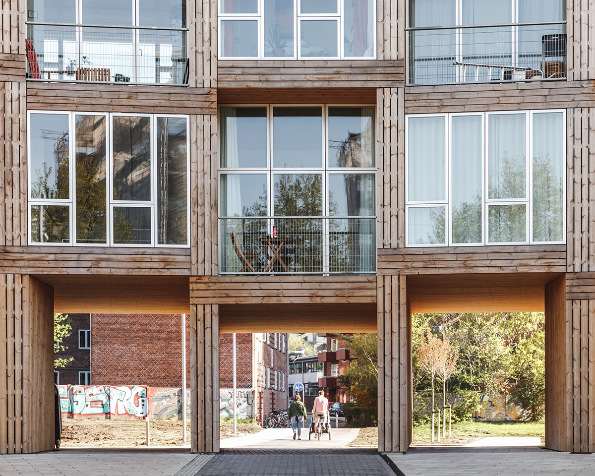 BIG completes curvy affordable housing for low-income families in Copenhagen