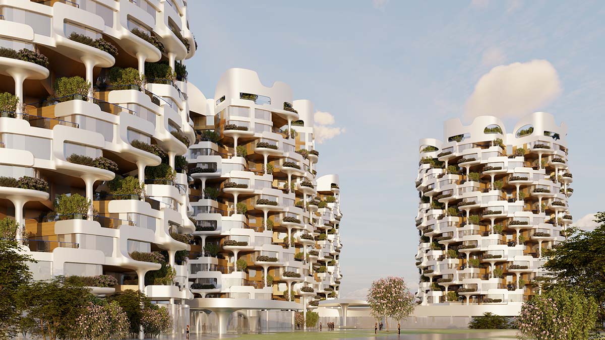 UNStudio releases first-ever biophilic residential concept in Seoul