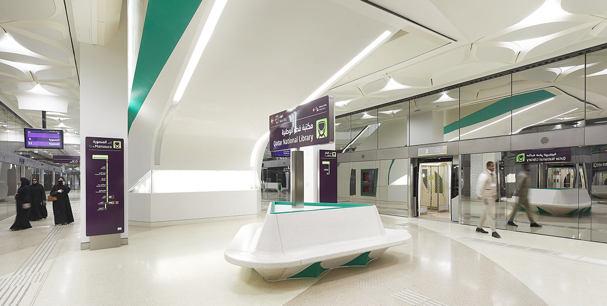 UNStudio completes the first 37 stations referencing to old Qatari architecture on Doha Metro Network