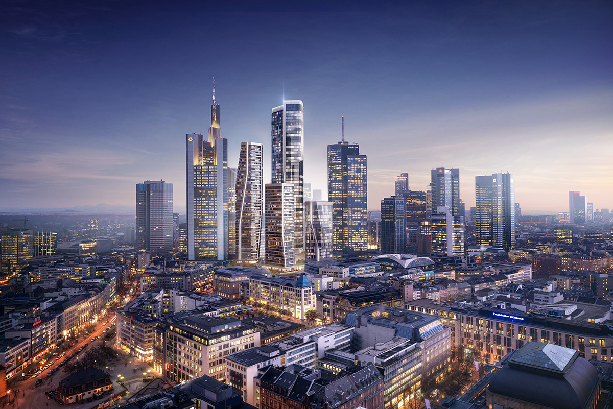 UNStudio wins competition for the former Deutsche Bank site in Frankfurt