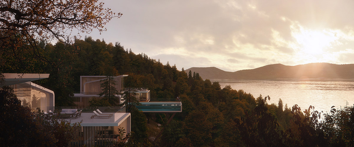 UNStudio reimagines Korean gardens with sinuous leisure island in South Korea