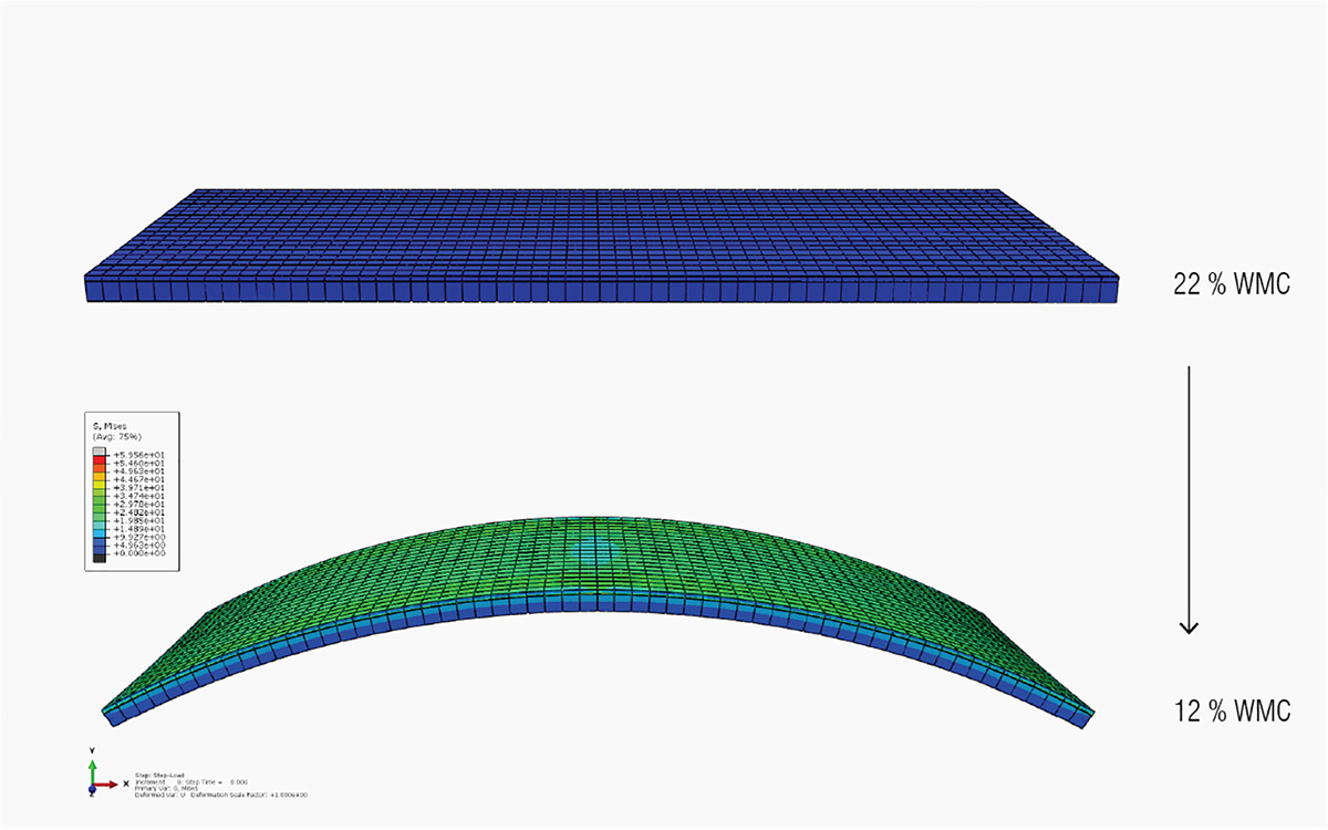 The curved Urbach Tower was built from self-shaping wood on the Rems Valley