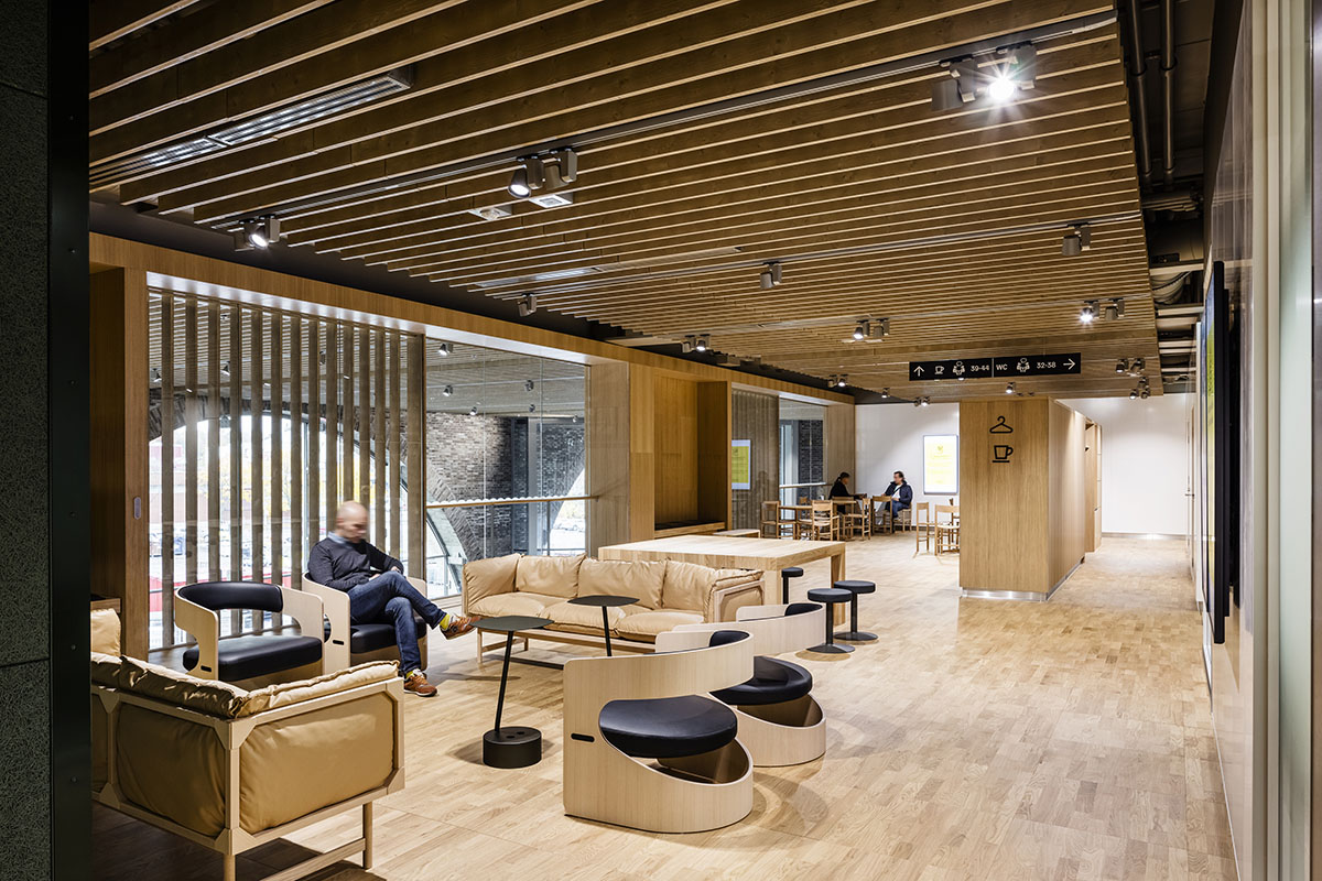 Lahdelma & Mahlamäki architects complete Urban Environment House with brick arcades in Helsinki