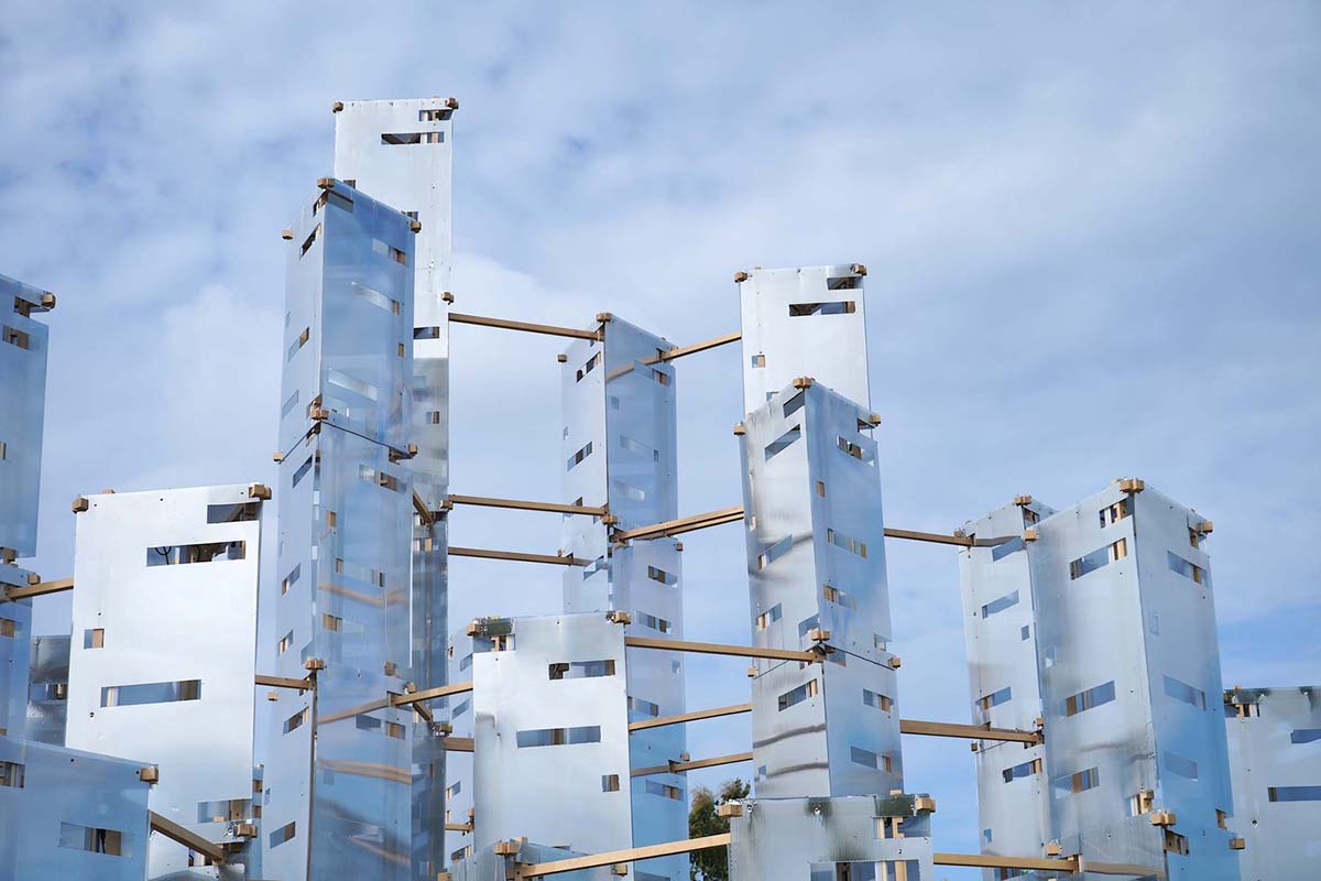 Wiki Tribe cabins, made of modular wooden system, have been built with local participants in Huzhou