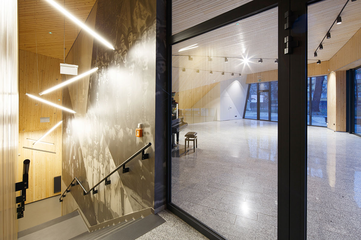 Medusa Group completes corten-clad cultural-educational center and rosary garden in Bytom