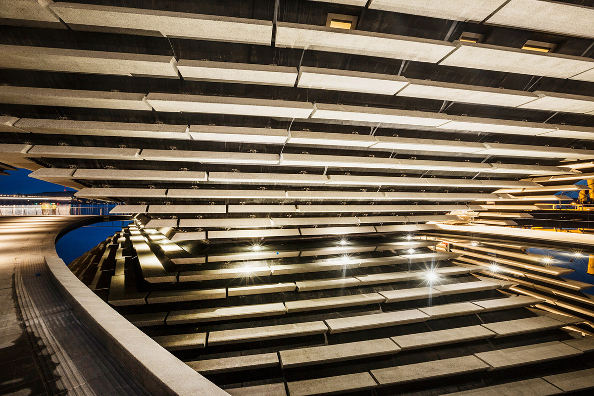 Kengo Kuma's Scotland's cliff-inspired V&A Dundee Museum is nearing completion