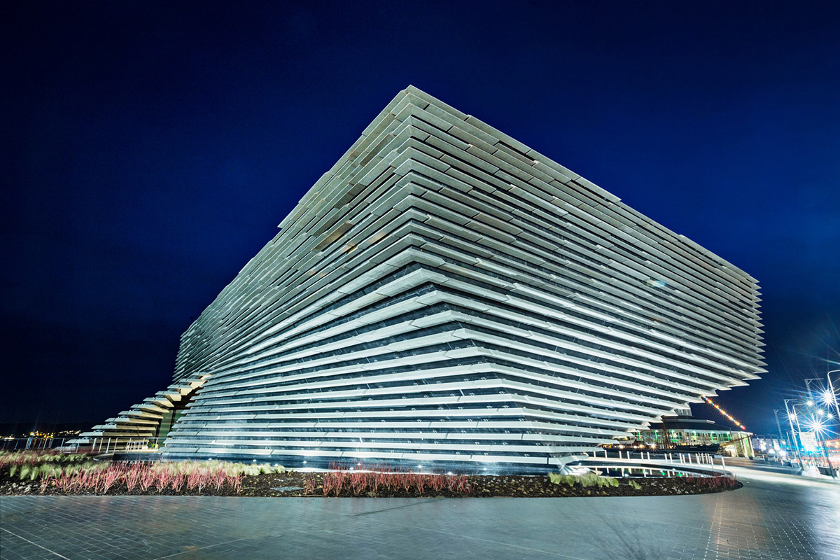 Kengo Kuma's Scotland's cliff-inspired V&A Dundee Museum is nearing completion